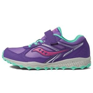 Saucony Cohesion TR14 A/C Girls Running Shoes Purple Pink Size 5.5 New With Box